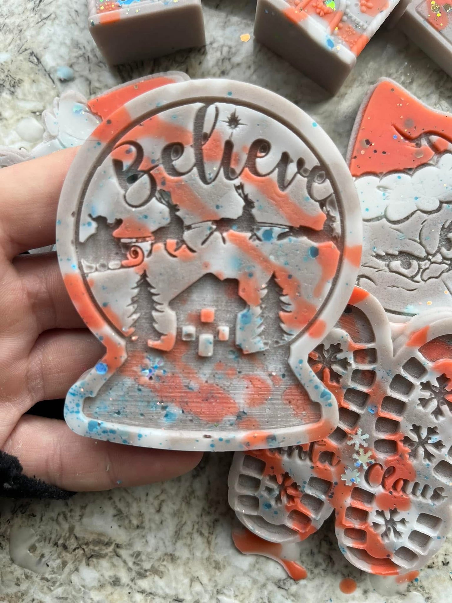 Snow globe Cranberry & Ginger Christmas Wax Melt