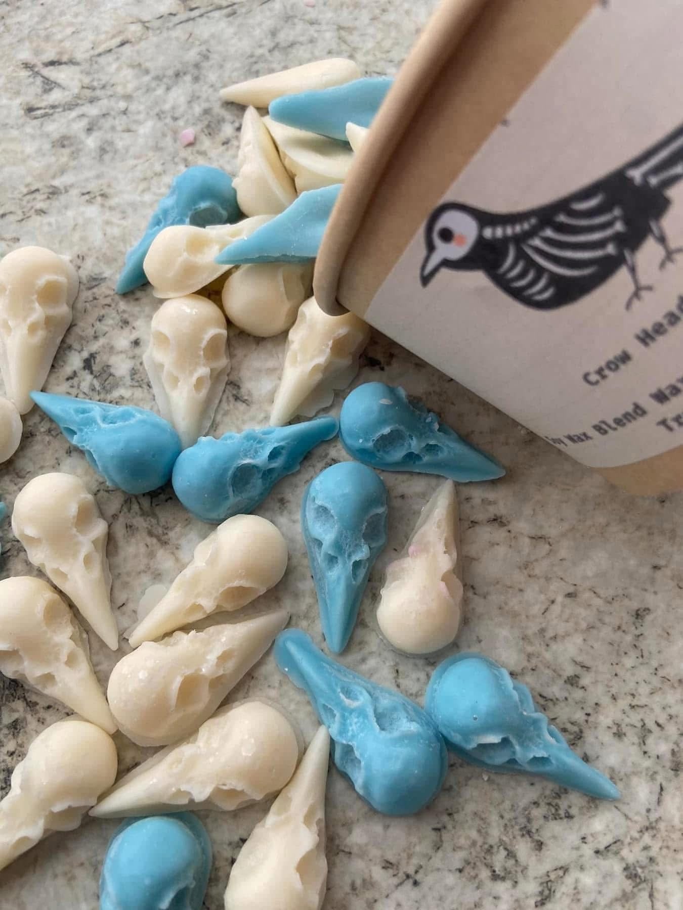 Pumpkin Patch Crow Skull Scented Wax melts