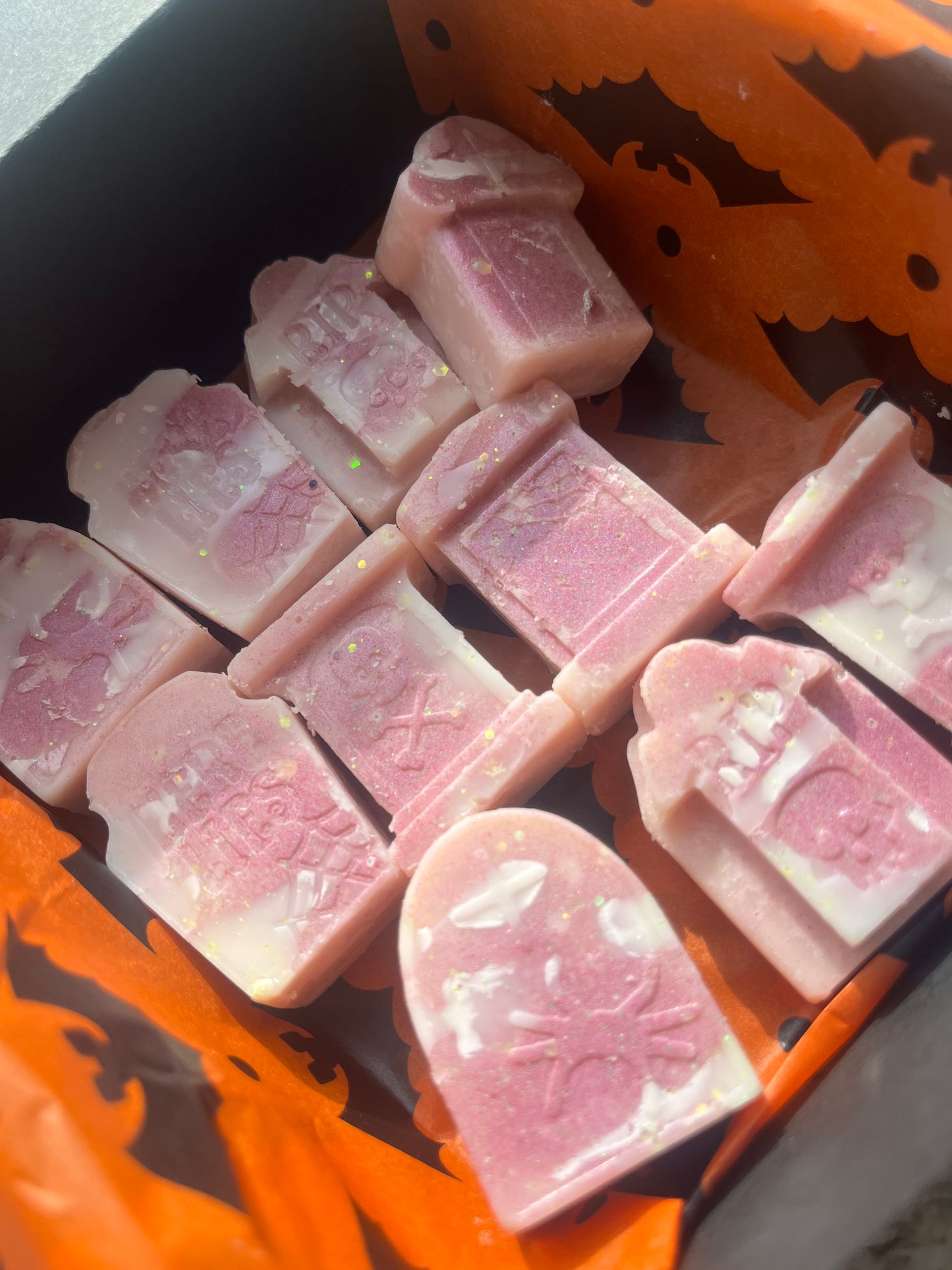 Graveyard Stones Wax Melt Gift Box Autumn Wood & Pumpkin Scented